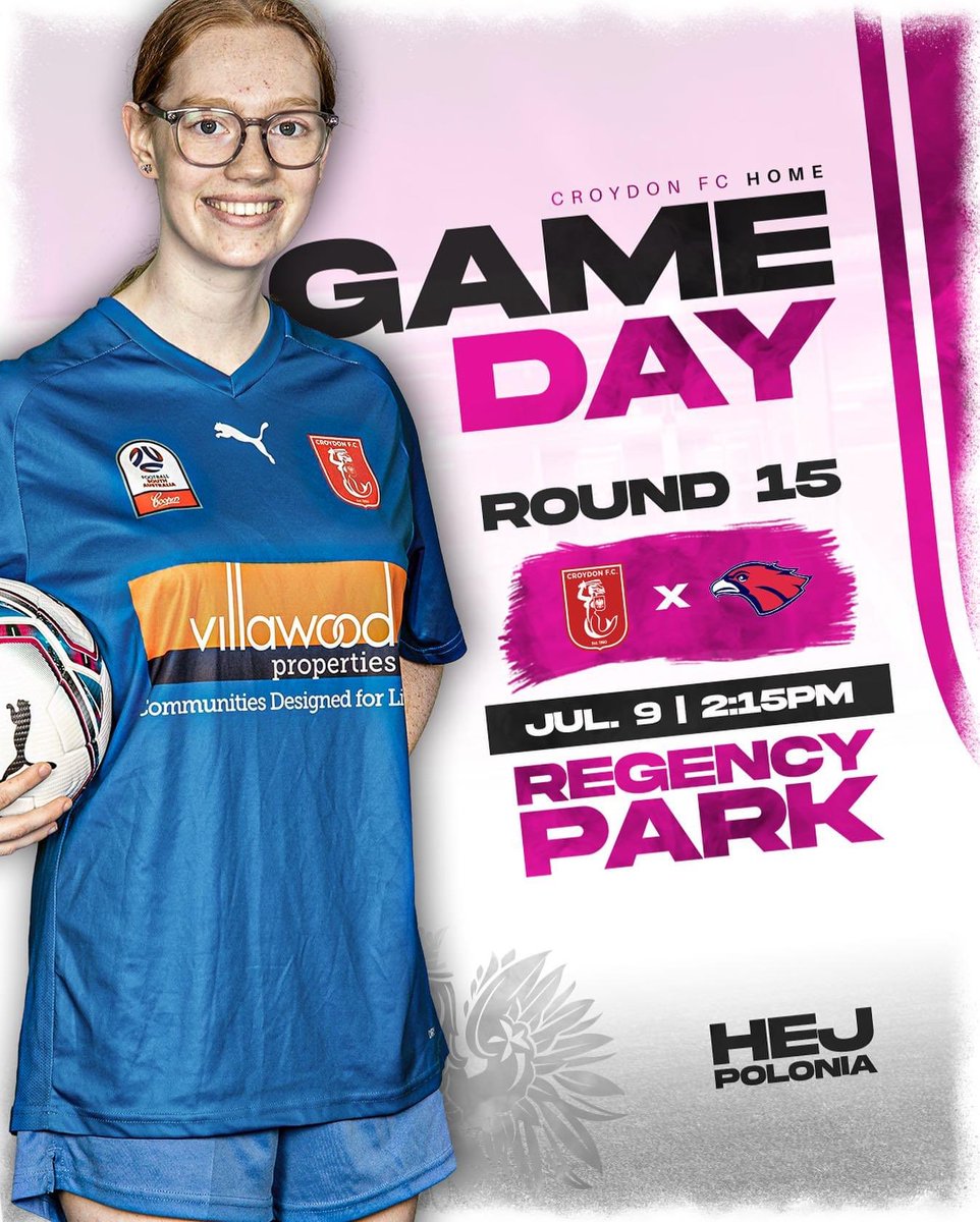 GAME DAY!! Another CFC home game today as our WSL side host @adelaidehillshawks Get down to Regency Park for a 2:15pm kick off! Go hard girls! ⚪️🔴🧜‍♀️ #cfc #hejpolonia #wsl