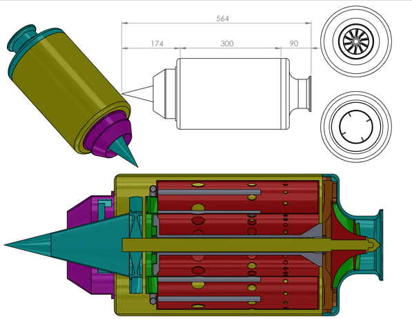 kader_Filali's tweet photo. The first designed Micro-Jet engine! Next step is to build it and create the first successful powered airplane!  #EcoleNationalePolytechniquedeConstantine #Jetengine https://t.co/V0mWjxa3ko