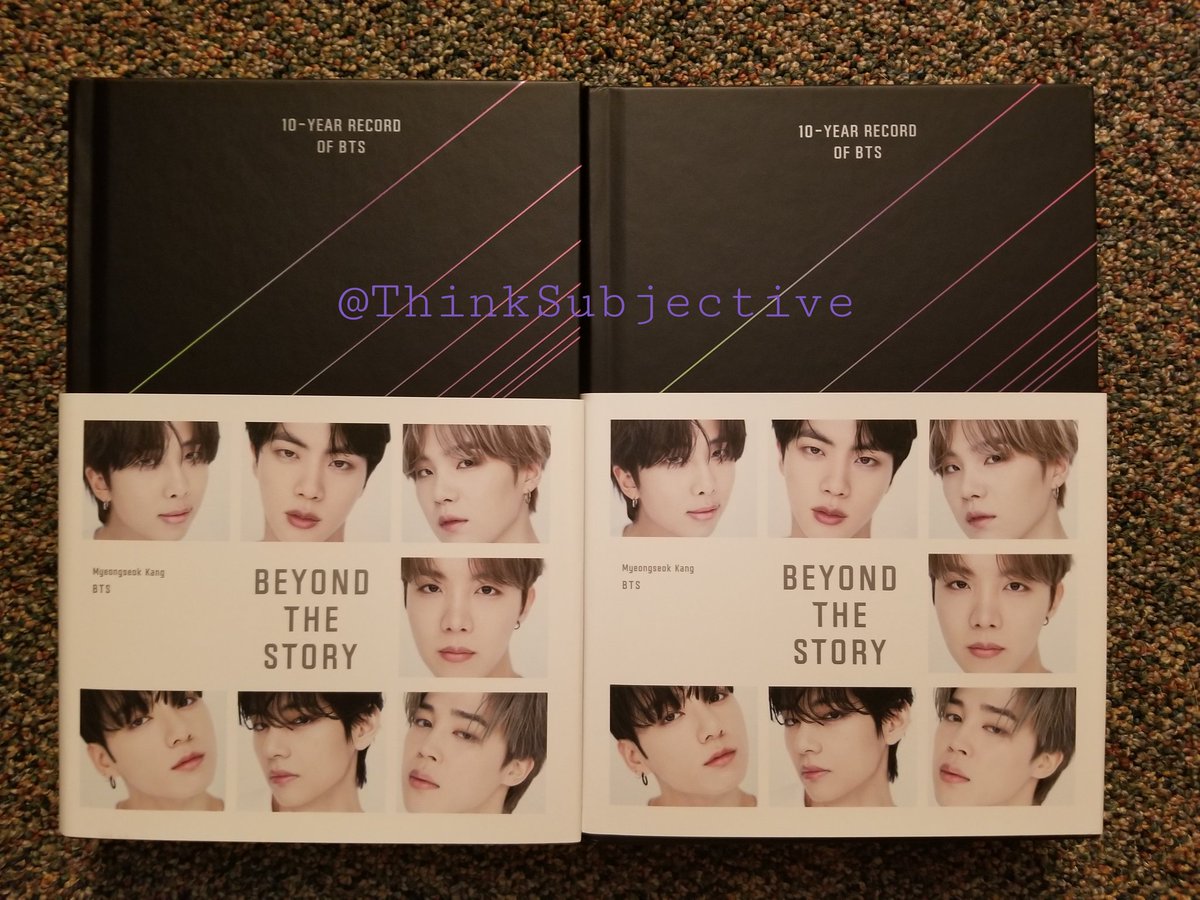 ThinkSubjective's tweet photo. 'BEYOND THE STORY' BOOK GIVEAWAY
#10thARMYVERSARY

RULES:
~USA ONLY
~OT7 aRMy &amp; follow @BTS_twt
~ℝ𝔼𝕋𝕎𝔼𝔼𝕋 for entry 
~NO follow needed    

[ɪ ᴡɪʟʟ @ 2 ᴡɪɴɴᴇʀs.]
ENDS TOMORROW NIGHT➡️7/9

#ARMY10thBirthdayParty
#10thARMYDAY 
#HappyBirthdayARMY
#ARMYturns10Today 

.muted. https://t.co/sW8HFB9lTx
