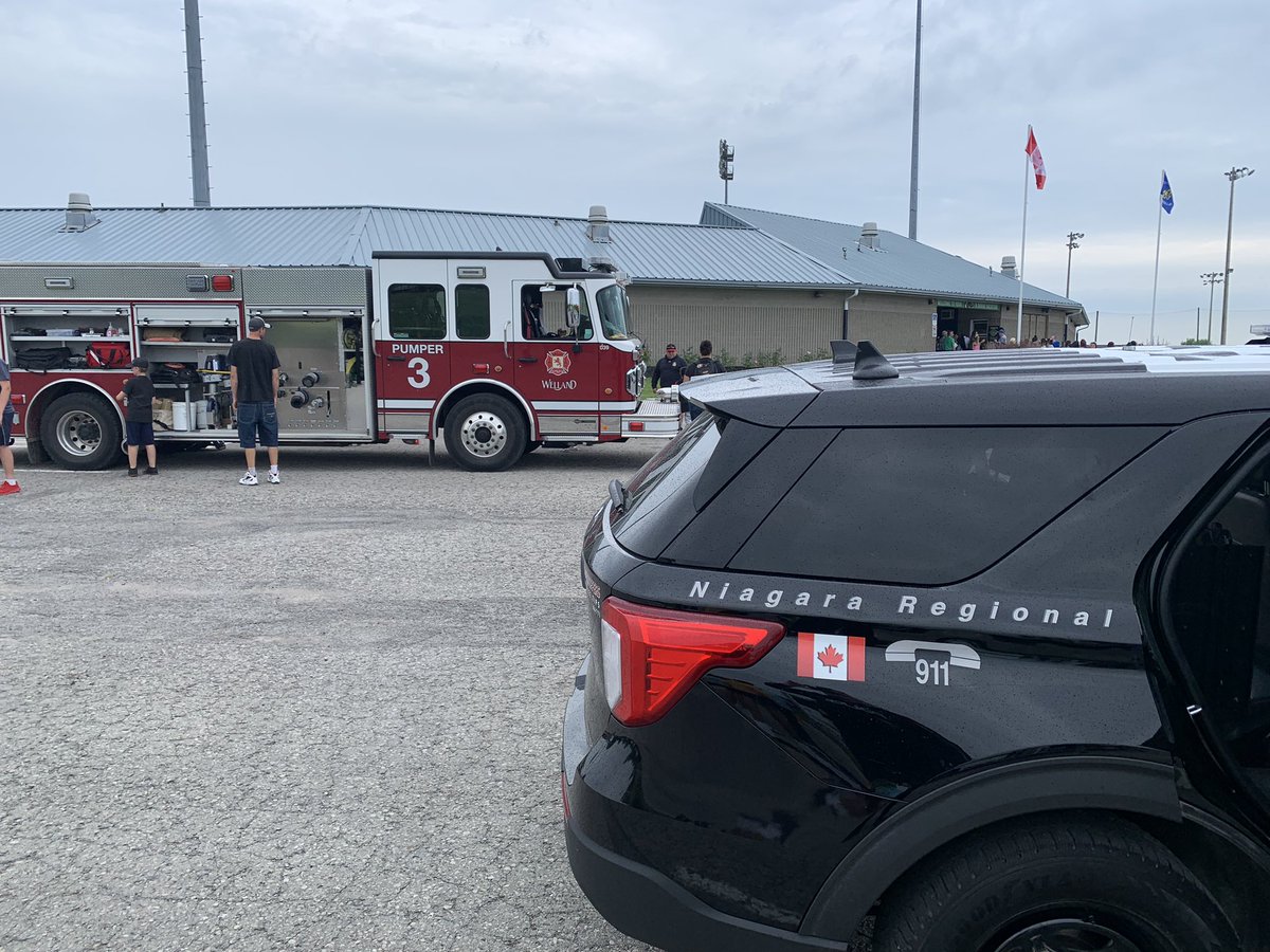 JayMcCarthyNRP's tweet photo. Enjoyed a great afternoon at  First Responder Day today throwing out first pitch. 
@wellandjackfish @NiagRegPolice @NRPS1District @nrps3district 
#CommunityEngagement 
#CommunityPolicing https://t.co/P552f6PfkX
