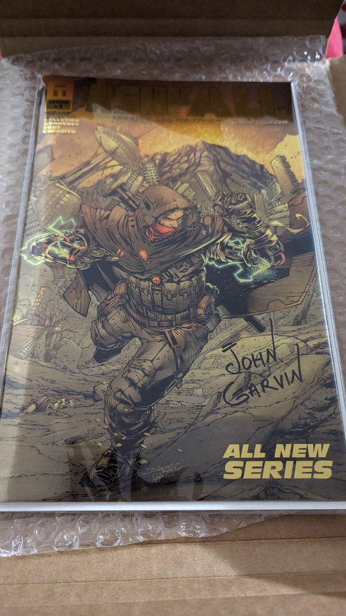 MichaelMumbauer's tweet photo. Happy Saturday, my friends!

The kickstarter for Trace War is almost here! 

The rebrand will make this gem extremely rare. 

I’ll give one away randomly at 5pm tomorrow!

Comment, “I want the Gold!” And retweet and that’s your ticket. @LiithosEnt @John_Garvin #tracewar #ashfall https://t.co/Uiw47i1uSX