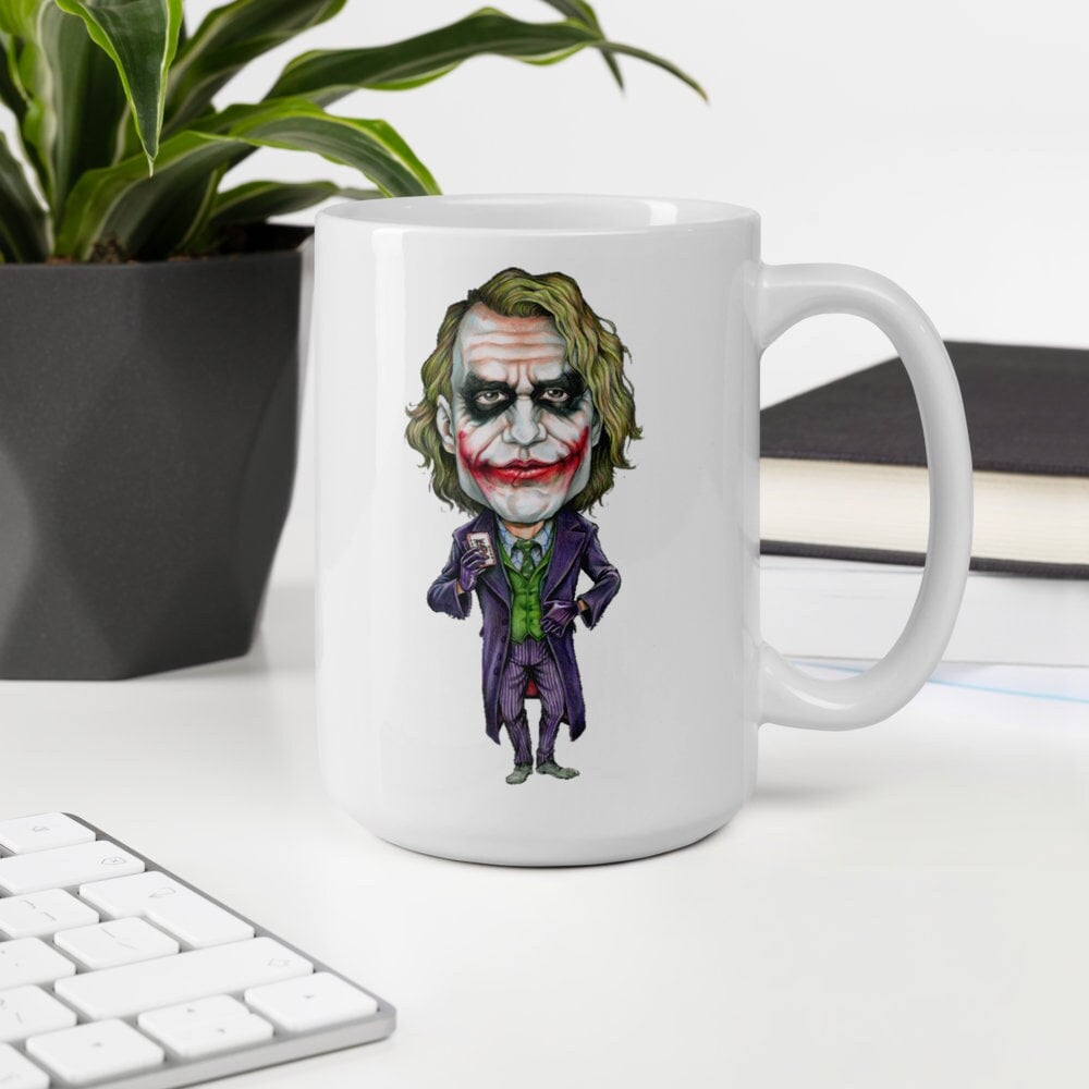 Excited to share the latest addition to my #etsy shop: Joker White Mug | Cool Joker Design Mug | Batman | The Dark Knight | 2-sides DTG Printed High Quality Printed Mug | Souvenir | Gift etsy.me/3NKx6Sh #yes #ceramic #drinkandbarware #joker #whitemug #cooljoker