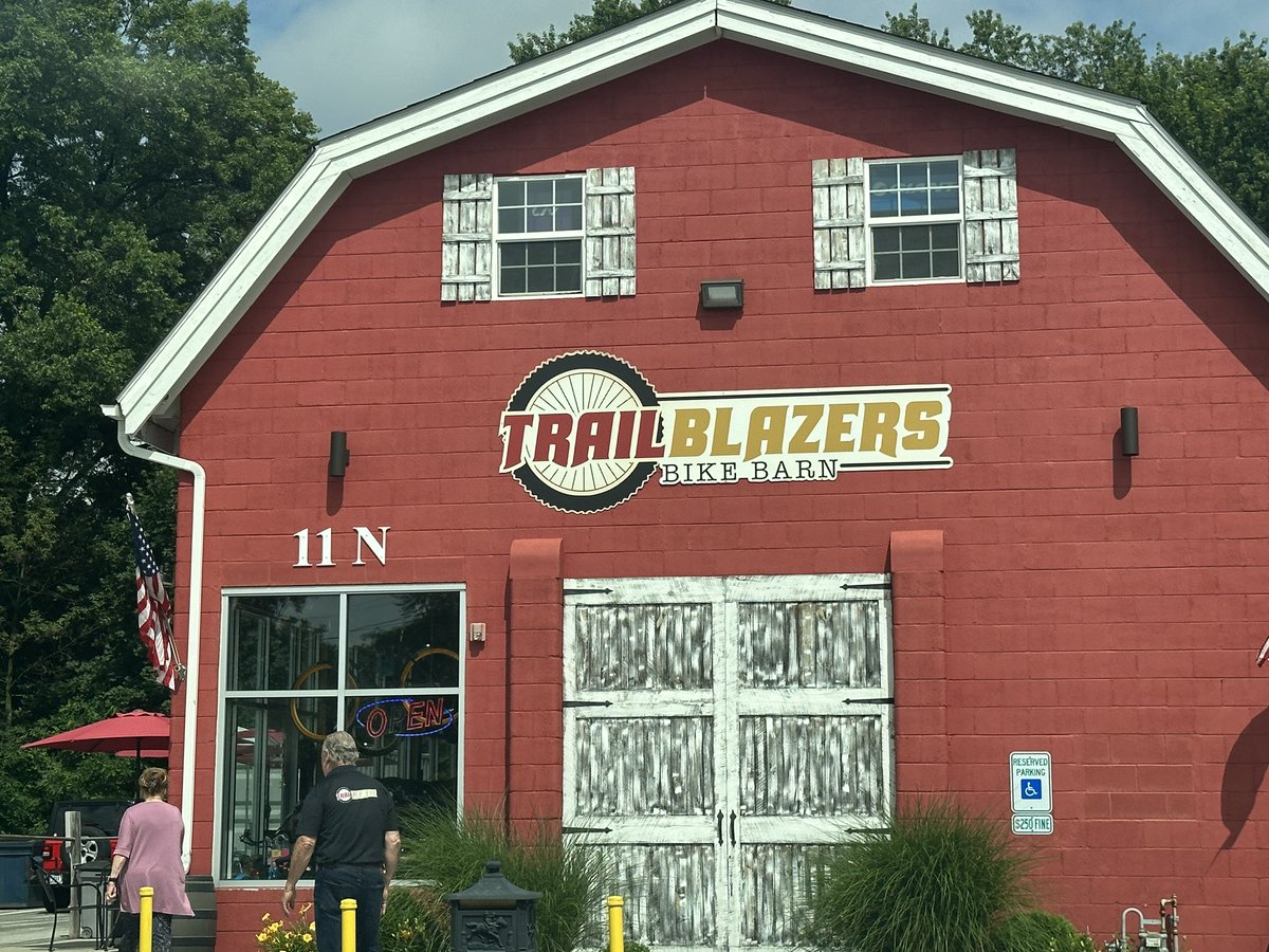 Day 97: Highland Park,IL to Hobart,IN - 73 miles.  Today was rain pretty much all day (except last 8 miles), but that didn’t keep from enjoying biking thru Chicago and some cool bike paths in Indiana.  Ended the day at a cool bike shop in Hobart: Trailblazers