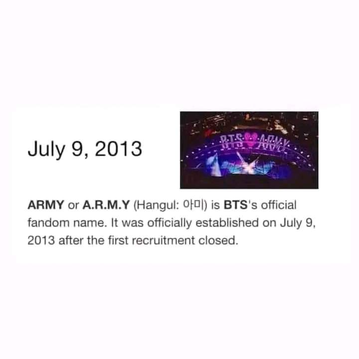 anaiahkth's tweet photo. HAPPY ARMY DAY!! — 7/9/2023 —♡! 

       —let's build a memories together, happy 10th anniversary army, thank you for being part of this family. ♡
.
.
#BTSARMY #Happy10thAnniversaryARMY #ARMYDAY #ARMYturns10Today https://t.co/VMitFw8H4Q