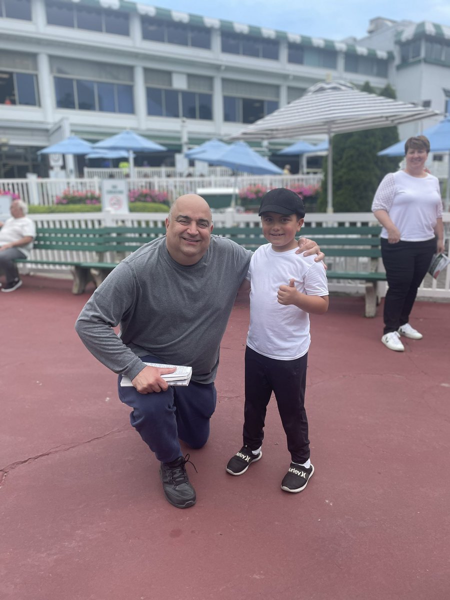 <a href="/ParkMonmouth/">Monmouth Park Racetrack Memories</a> <a href="/MonmouthPark/">Monmouth Park</a> Another great day at the racetrack! Was great seeing such great people our mini family on the weekend! Danny had a great time. He saw Frank which was such a great surprise!!@FrankMirahmadi