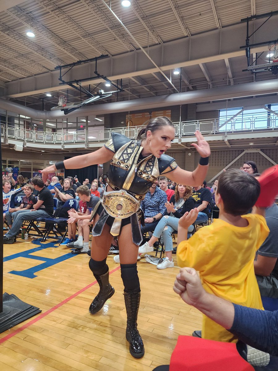 Highlight of the day! A high five from <a href="/Kamille_brick/">Kamille</a>! Thank you <a href="/nwa/">NWA</a> for the amazing HP Cares For Cooper event today! The <a href="/WalkingTallMvmt/">Walking Tall Movement</a> was honored to support this effort!