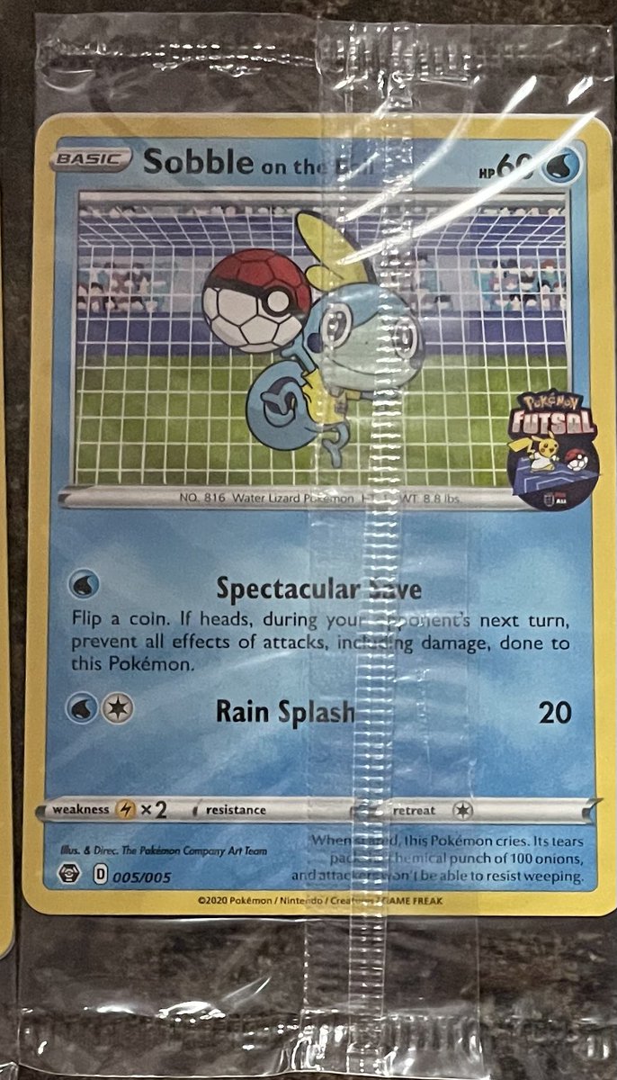 therealhamzy's tweet image. To celebrate national give something away day on July 15th, I’m giving away this Sobble on the ball to a random follower that retweets this. Good luck! Will pick a random winner on July 15th.