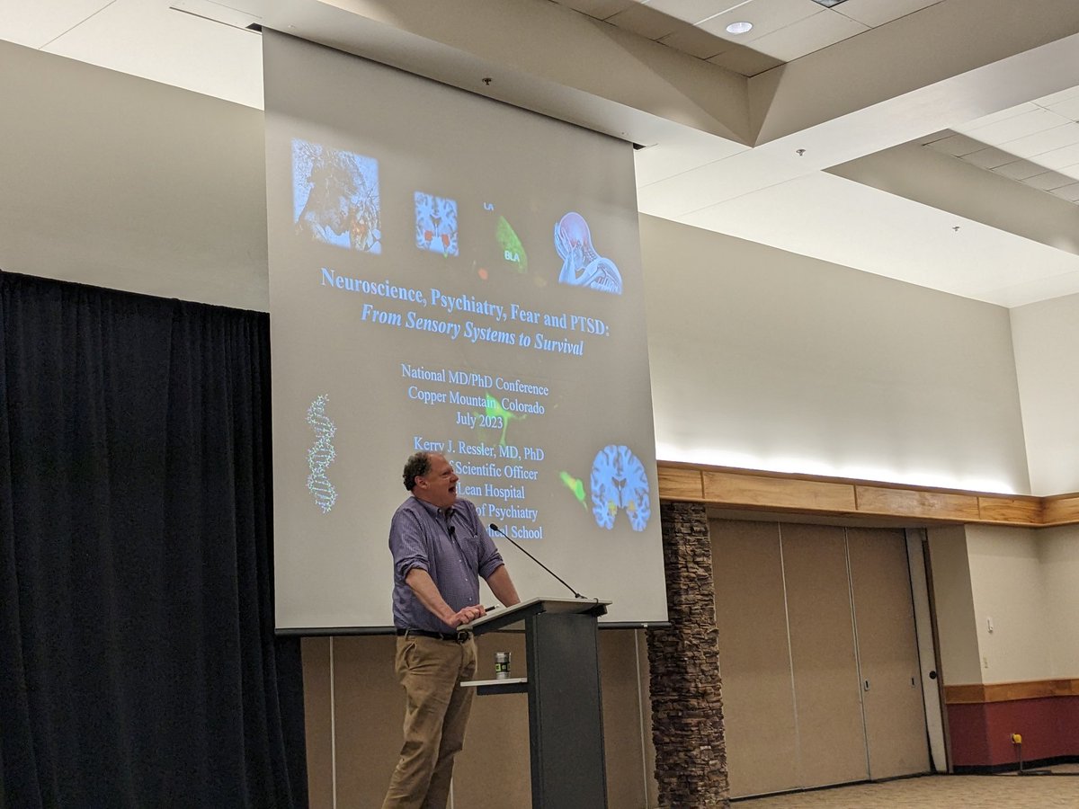 Nickole Moon (@neuronickole) on Twitter photo Kicking off the last Keynote!! Dr. Kerry Ressler discussing his journey in psychiatry and innovations in trauma research and health disparities!
#mdphdcon2023
<a href="/mdphdcon/">MD/PhD National Student Conference</a> Kicking off the last Keynote!! Dr. Kerry Ressler discussing his journey in psychiatry and innovations in trauma research and health disparities!
#mdphdcon2023
<a href="/mdphdcon/">MD/PhD National Student Conference</a>