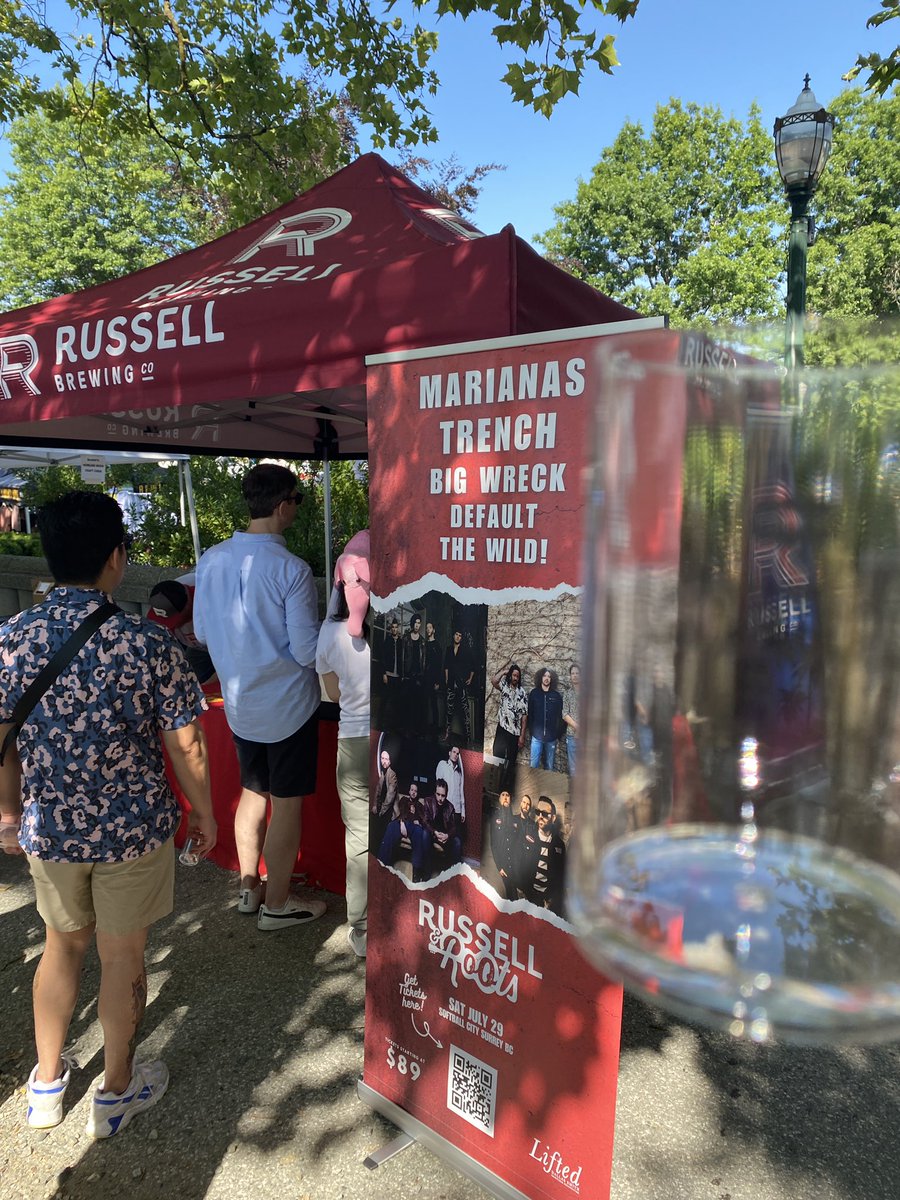 Cheers to Surrey’s @Russell_Beer at @VCBW fest at PNE. Looking forward to Russell & Roots concerts at Softball City this month and next. #SurreyBC #beer 🍺