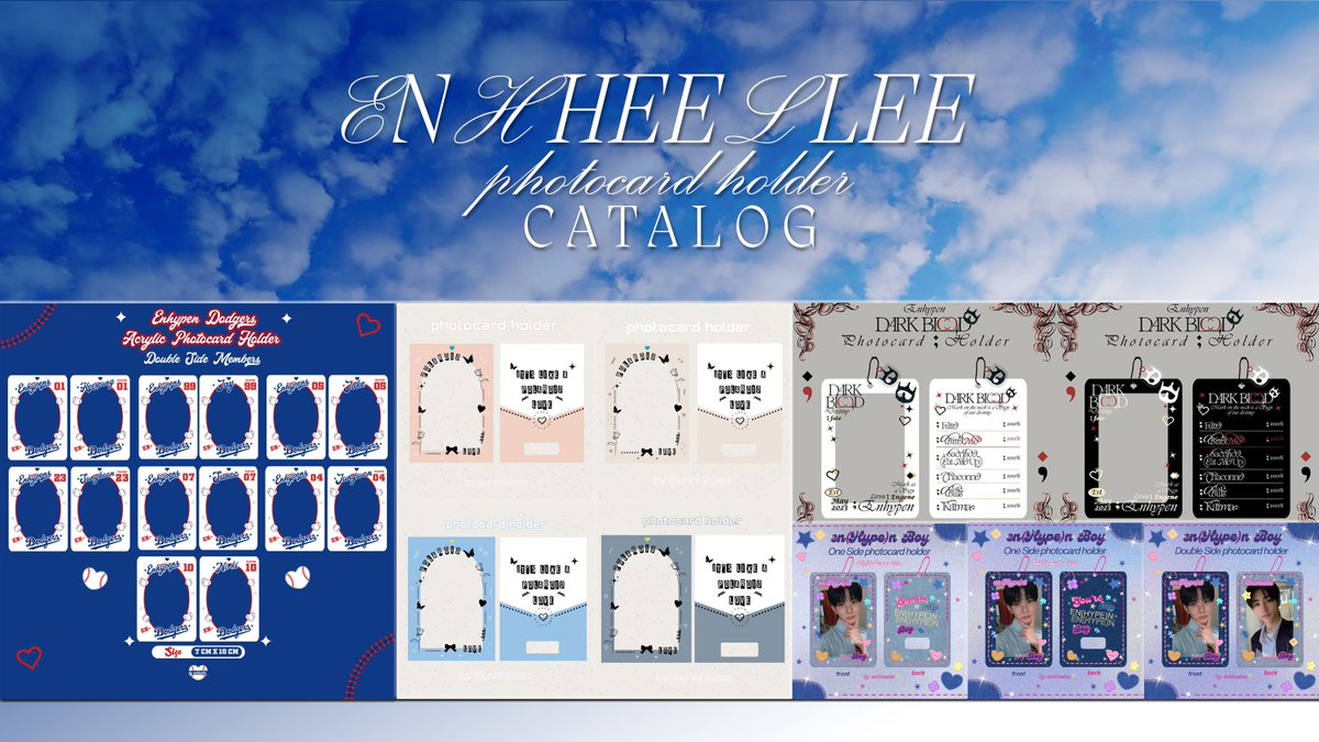 🇵🇭 PH GO for <a href="/enhheellee/">enhheellee</a> 

📌Pre-Order: 9 JULY - 15 JULY 
📅DOO: 15 JULY
🏷️ ₱250 - 300 each  

ENhypen Themed Photocard Holders
🌟EN- Dodgers
🌟Polaroid Love
🌟Dark Blood
🌟EN(hype)n Boy Jeans

PAYO+ fees to follow (ISF LSF)

ORDER FORM 🩷🔗
tinyurl.com/enhheellee-cah… 

help RT ty!
