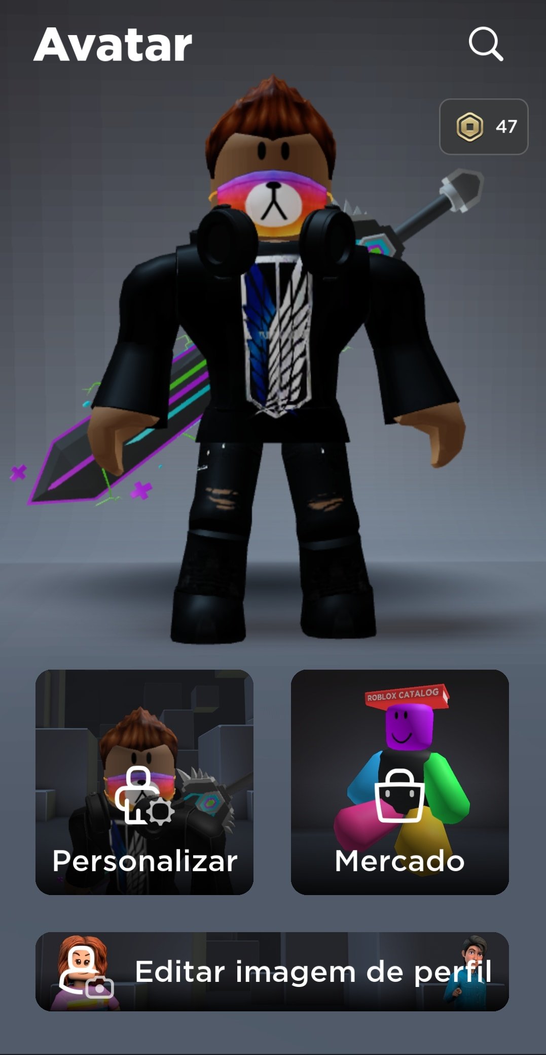 Perfil - Roblox  Roblox animation, Free avatars, Roblox pictures