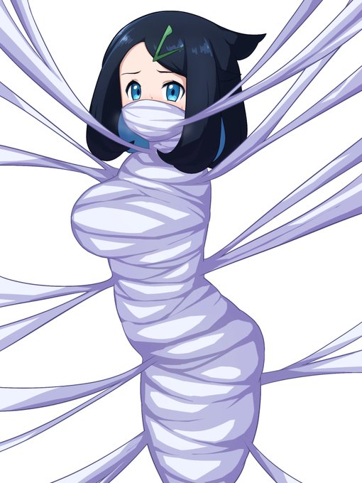 鼻までぐるぐる巻きにされた差分 