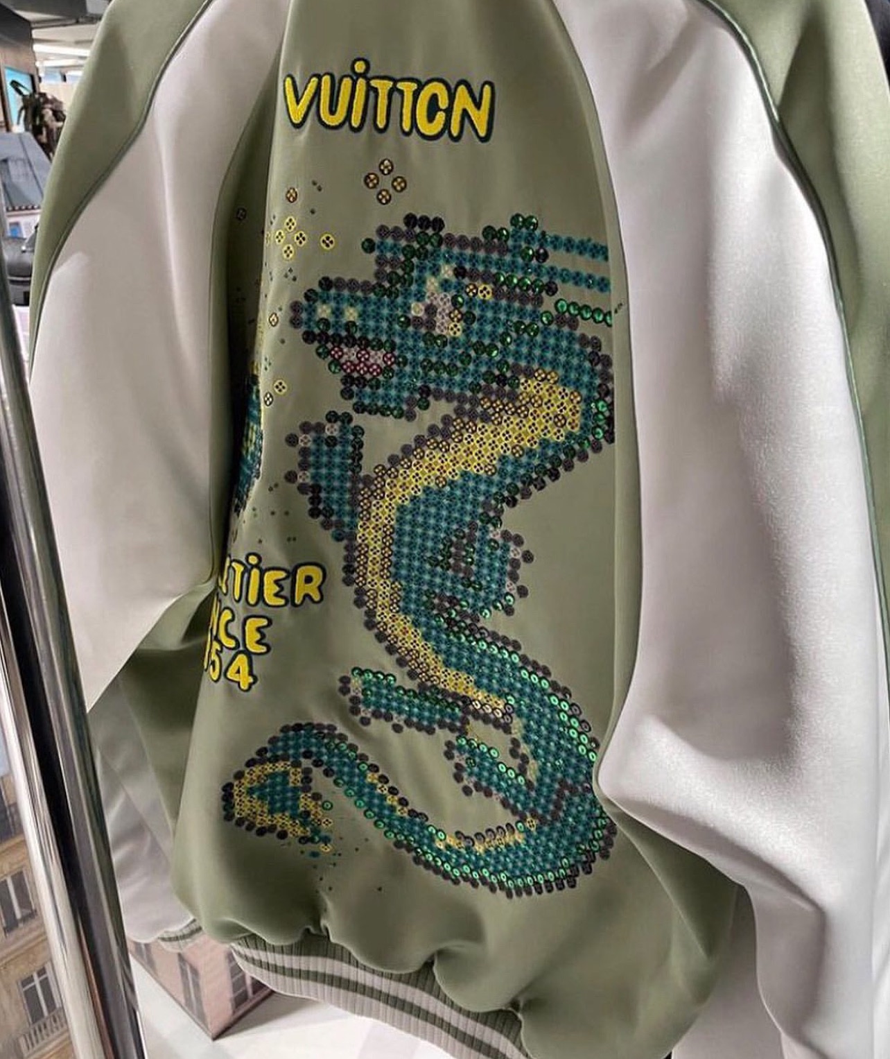 Louis Vuitton 2023 Printed Varsity Jacket