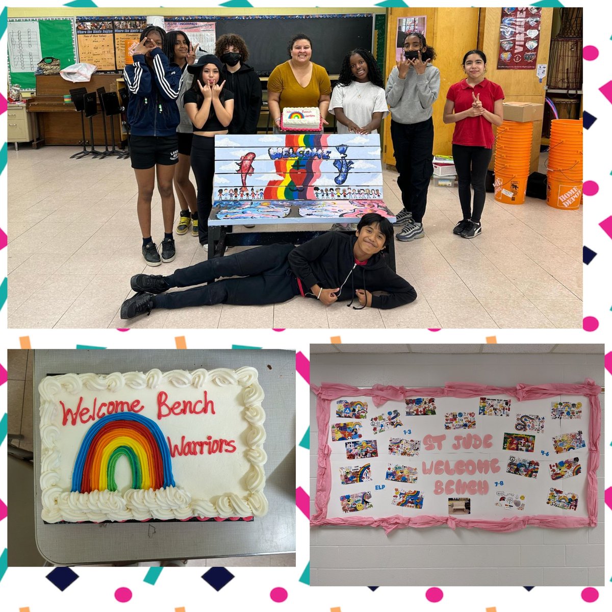 Ms. Davila (@musically_msd) on Twitter photo So proud of these Intermediate leaders and the work done with our school Welcome Bench!
<a href="/stjude_tcdsb/">StJudeTCDSB</a> <a href="/TCDSB_Arts/">TCDSB Arts Dept!</a> So proud of these Intermediate leaders and the work done with our school Welcome Bench!
<a href="/stjude_tcdsb/">StJudeTCDSB</a> <a href="/TCDSB_Arts/">TCDSB Arts Dept!</a>