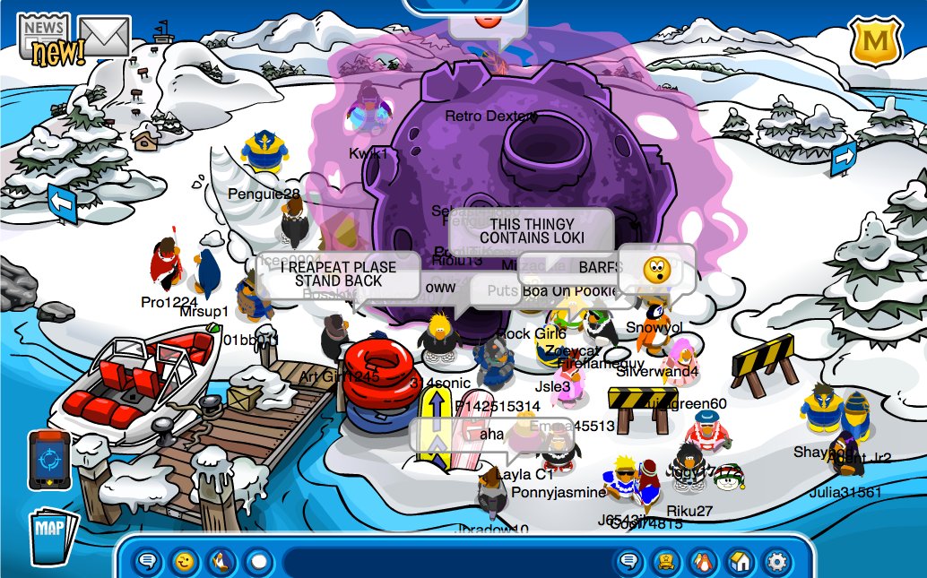 RocketSnail on X: One of the many key features of Club Penguin was  parties. Every month we launched a new party for penguins to explore. The  challenge was creating parties that appealed