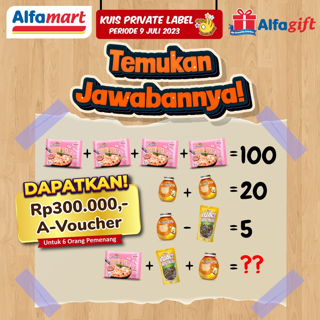 alfamart's tweet photo. Happy Sunday 😍😍
Kuis #PrivateLabelAlfamart sudah hadir kembali lho.

Bagi yang bisa bantu Shalma untuk temukan jawaban dari kuis terbaru berikut ini, bakalan ada reward A - Voucher senilai total Rp 300ribu untuk 6 orang yang beruntung lho.

Jadi, jangan sampai gak ikutan! https://t.co/xLEwvvgfTK