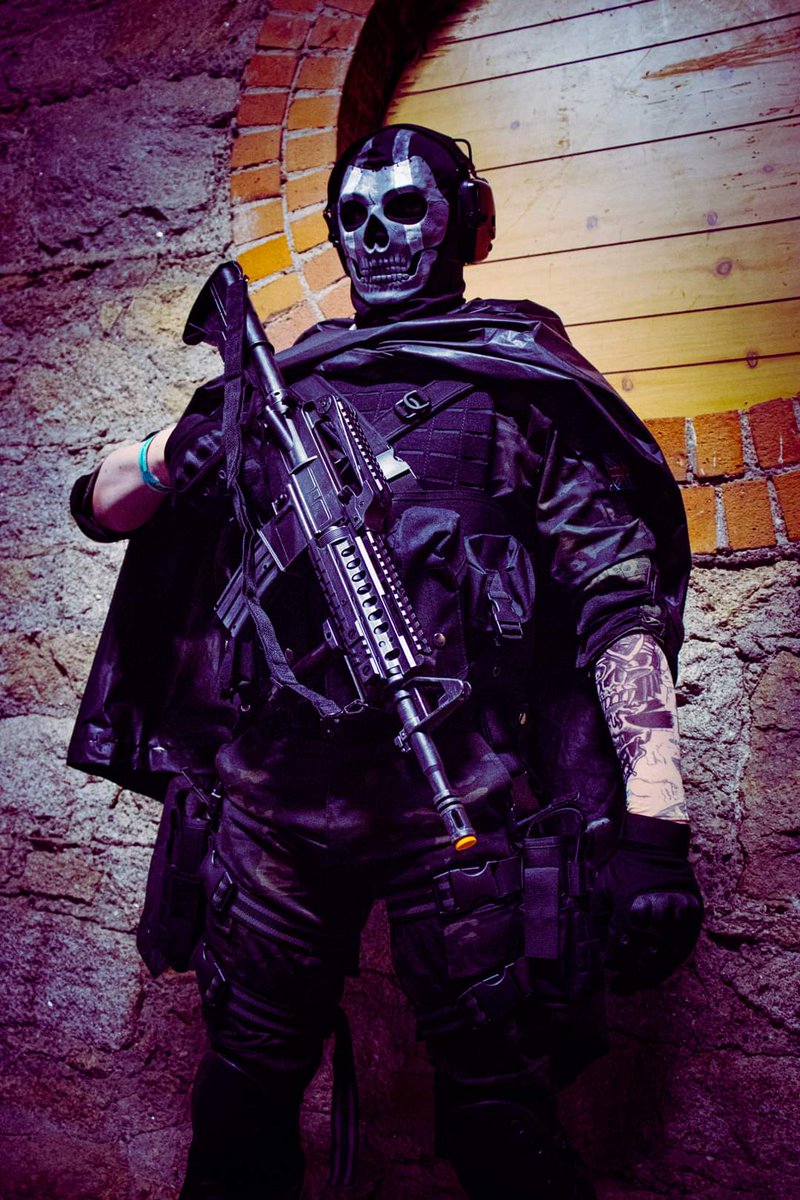 Tai_Spectre97's tweet photo. New Ghost tiktok uploaded on my tiktok.
Credit๐ธ: Fionn Noonan
#Ghost #GhostCosplay #GhostCosplayer #Cosplay #Cosplayer #CallOfDuty #CallOfDutyCosplay #CallOfDutyCosplayer #Gaming #GamingCosplay #GamingCosplayer #FPS #ModernWarfare #ModernWarfare2 #SAS #TaskForce141 #Warzone https://t.co/MwMihGtmi1