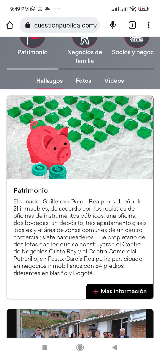 eljuansinmiedo7's tweet photo. @GGarciaRealpe @paulocesarpaz @PactoCol @gobnarino @LuisAlfonsoEsc @rositaguevarar @HaroldMontufarA @PactohistoricoN Acá les recuerdo que no lo digo yo, lo dicen los hechos @GGarciaRealpe es un CORRUPTO NEPOTISTA CLIENTELISTA. Que solo busca beneficios para el su familia y sus amigos. 
Fuente: @cuestion_p https://t.co/GMvZHLrOAG
