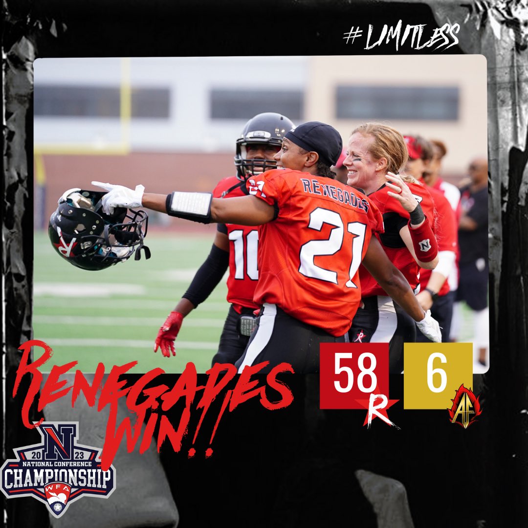 We goin’ to tha ‘SHIP!

#BostonRenegades #WFAPro #LIMITLESS #RoadToCanton