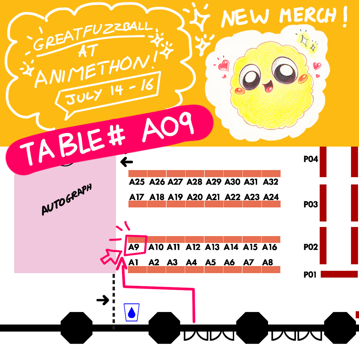 Greatfuzzball's tweet photo. Hi everyone, I'll be at the artist alley for Animethon on July,14-16th!
Table A09
Lots of new prints coming out!

#animethon #animethon2023 #animethon30 #artistalley #artist #illustrator #anime #spyxfamily #greatfuzzball_art #chainsawman #stickers #miniprints #genshinimpact https://t.co/Y9udqSfurx
