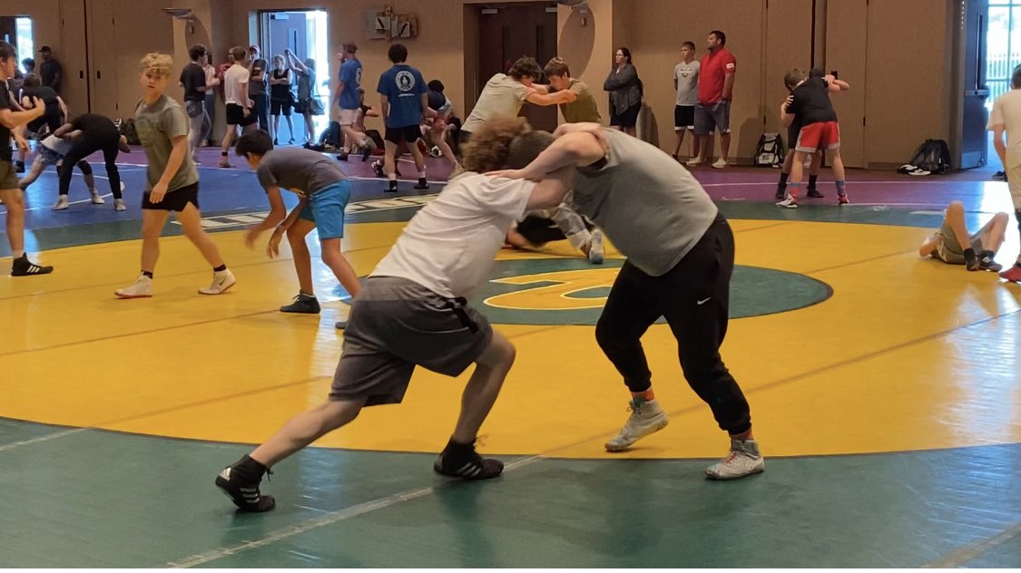 WrestlingGroves's tweet photo. We have 6 teammates putting in the work @kenchertow camp right now! Captains Alex and Aidan, Ethan, Aiden, Eli and Christian! #bestrongbeproud @GrovesAthletics https://t.co/fcFKZriati