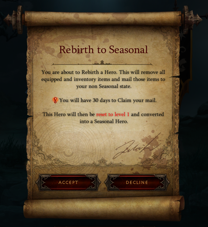 Wowhead's tweet photo. Diablo Community Lead Adam Fletcher has stated on Twitter that a Rebirth feature may be in the works for Diablo 4.

#DiabloIV #Diablo 

https://t.co/jTub1F0jZb https://t.co/CtpMPl4t0N