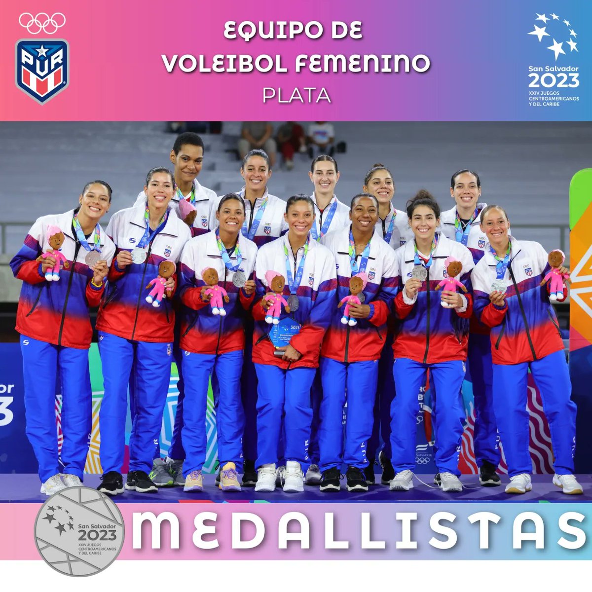 Comité Olímpico PUR (@comiteolimpico) on Twitter photo 🥈 #Medallistas 🎉
Las nuestras dieron todo en <a href="/SSalvador2023/">San Salvador 2023</a> 🇸🇻 y cierran la participación del #EquipoPUR en estos Juegos con la medalla número 27 de Plata y 96 en total 🎉
#SanSalvador2023 #EsMomentoDeTrascender 🥈 #Medallistas 🎉
Las nuestras dieron todo en <a href="/SSalvador2023/">San Salvador 2023</a> 🇸🇻 y cierran la participación del #EquipoPUR en estos Juegos con la medalla número 27 de Plata y 96 en total 🎉
#SanSalvador2023 #EsMomentoDeTrascender
