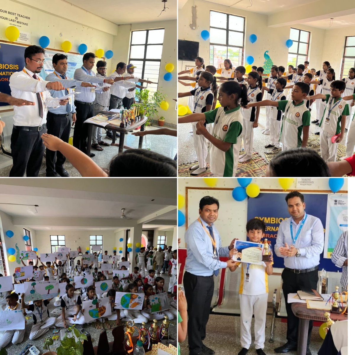 bpcl_ret_patna's tweet photo. On ocassion of Swachhta Pakhwada, slogan, drawing and essay competition was organised  at *Symbiosis International School,Semraon*, Bhojpur, BPCL Patna Terr. Event commenced with Swachhta Pledge.
⁦@BPCLimited⁩
⁦@BPCLRetail⁩ ⁦⁦⁦⁦⁦@BPCLRETAILBIHAR⁩ https://t.co/EFu76EQ4dg