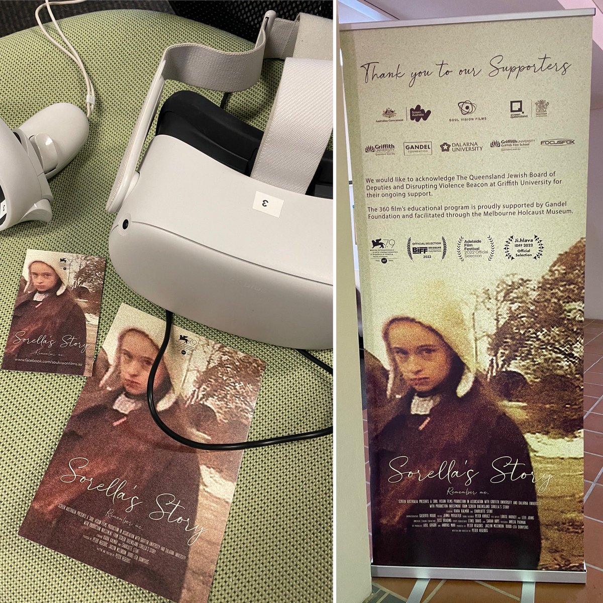 Incredible immersive historical #VR storytelling with the powerful, ‘Sorella’s Story’. Creatives inc Peter Hegedus &amp; Bobbi-Lea Dionysius <a href="/GriffithFilm/">Griffith Film School</a> An innovative approach to documentary style storytelling. Perfect for HASS, Media, FTVnM, English… #ScreenHorizons23 <a href="/ATOMQld/">ATOM (Qld)</a>