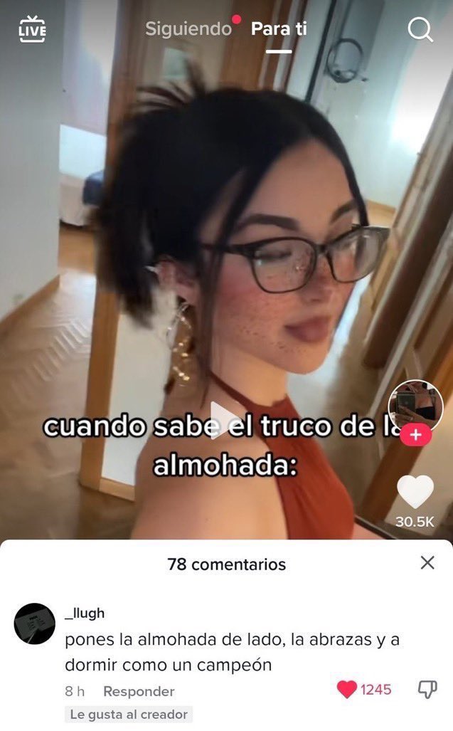 Me voy a hacer el truco de la almohada