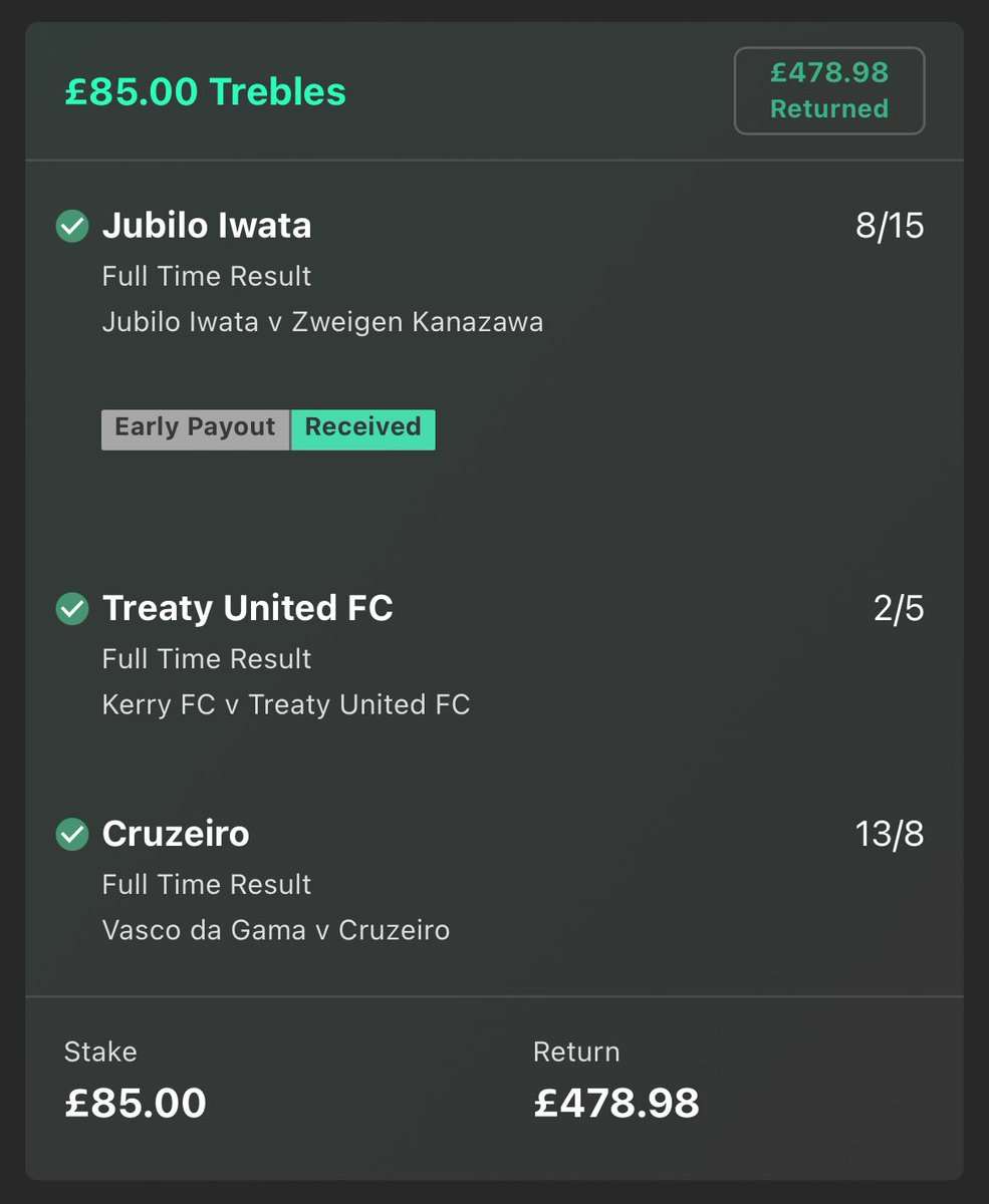 FormleFootball's tweet image. Can’t lie, I took £200+ in losses before this one landed, but landed it did 👌 Got a nice profit arc for the last 3 weeks with the latest algorithm 🍾