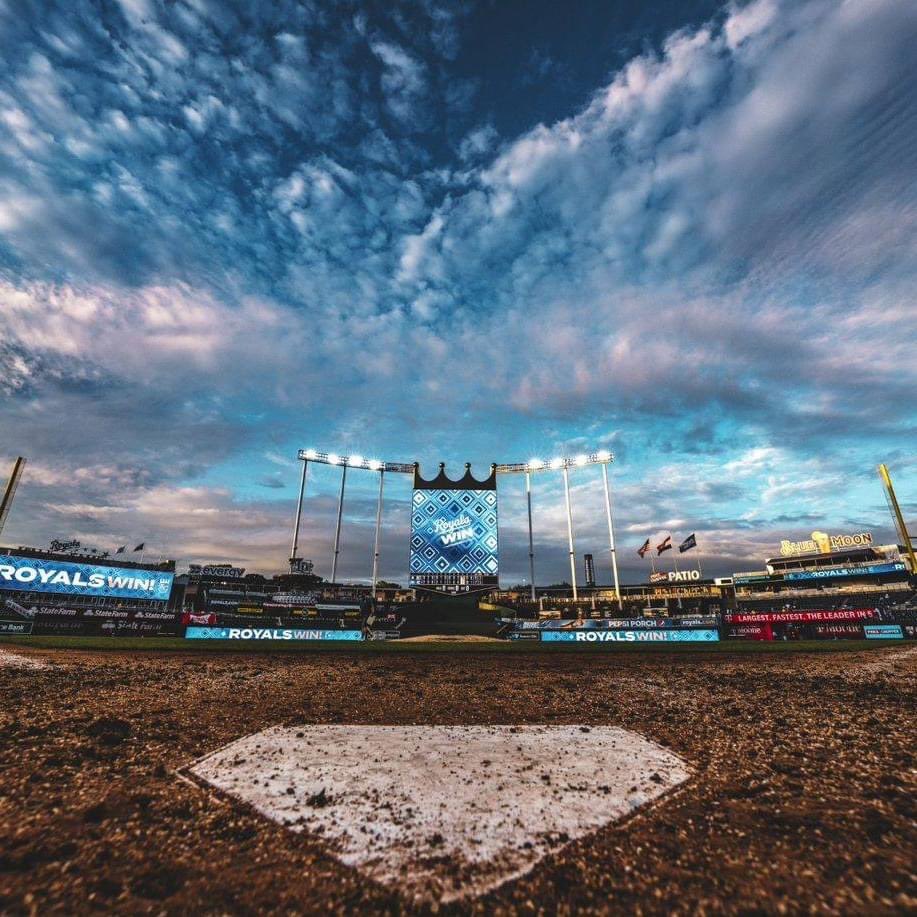 BaseballHistoryNut on Twitter "Beautiful view of Kauffman Stadium