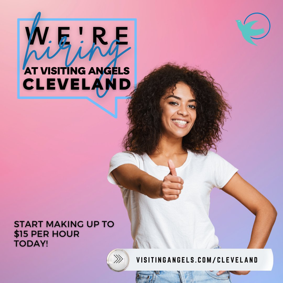 ClevelandAngels's tweet image. We're hiring in #universityheights 😄 Tap the link in our bio to join our team and start making up to $15 an hour! #ApplyNow #CareerOpportunities #HiringInCleveland #JobsAvailable #VisitingAngels #VisitingAngelsCleveland #ClevelandAngels 💙