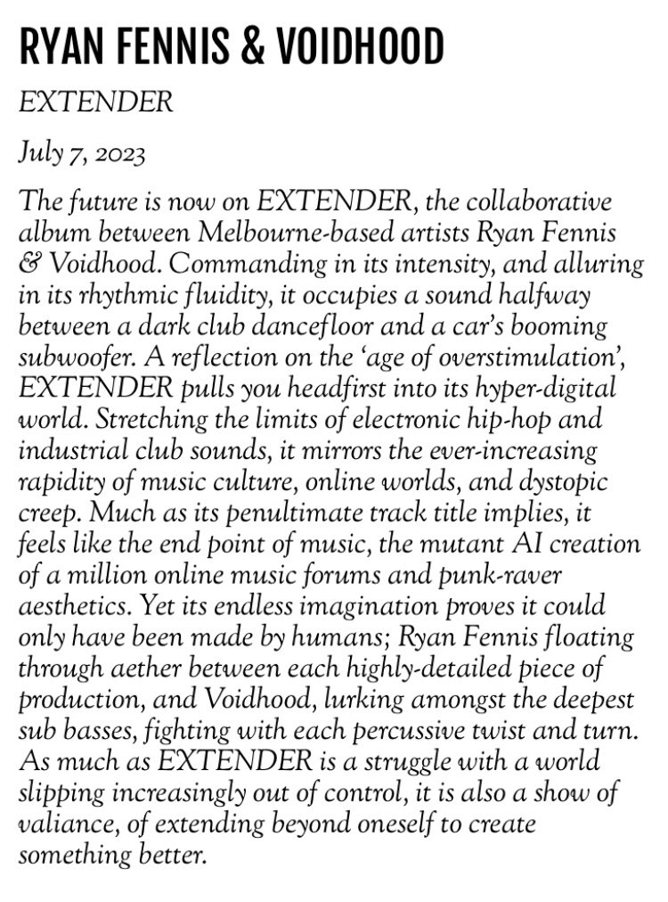 MUSIC IS OVER. Thank u <a href="/fbiradio/">FBi Radio</a> for AOTW 💿🔌