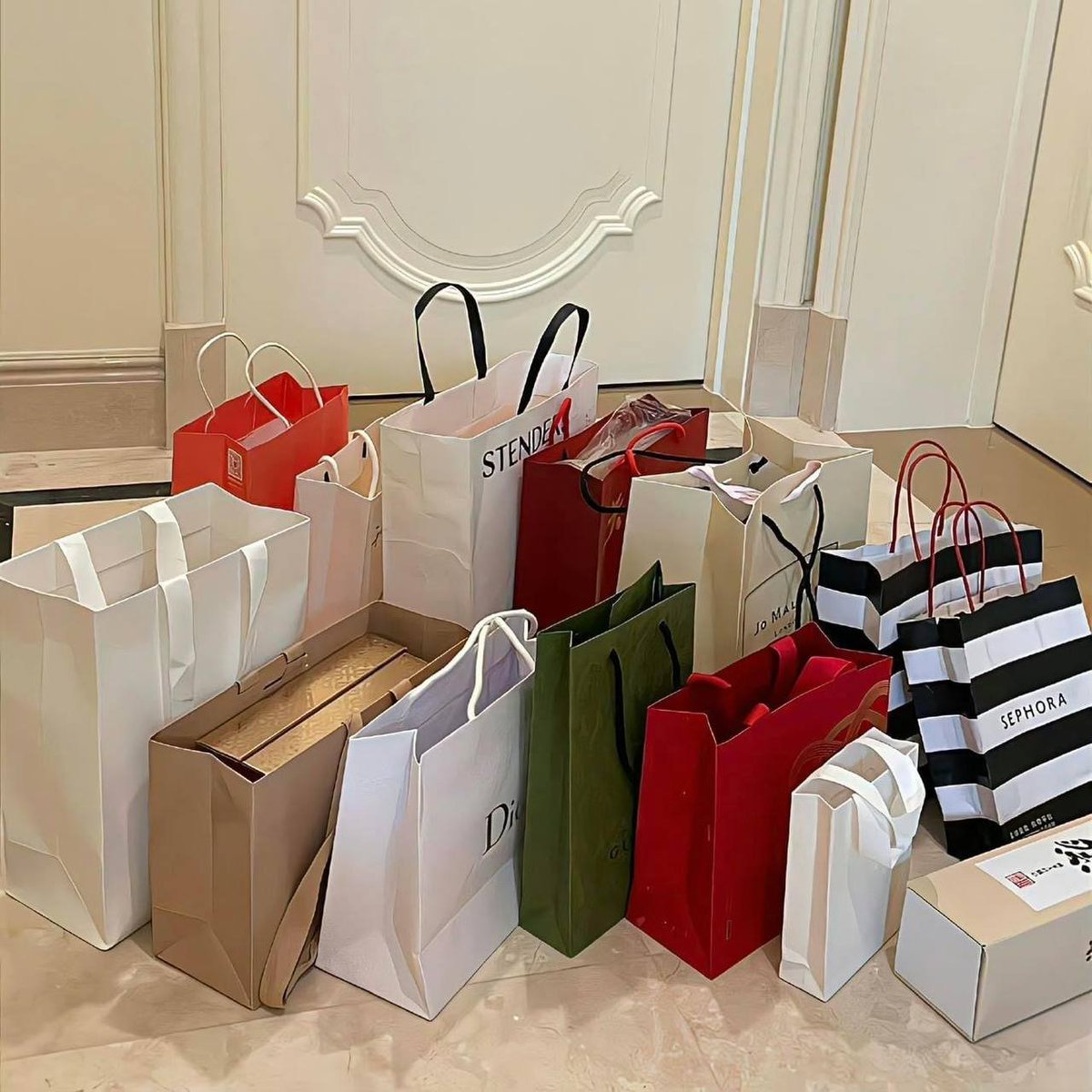 Once the weekend comes, it's another crazy day of shopping.