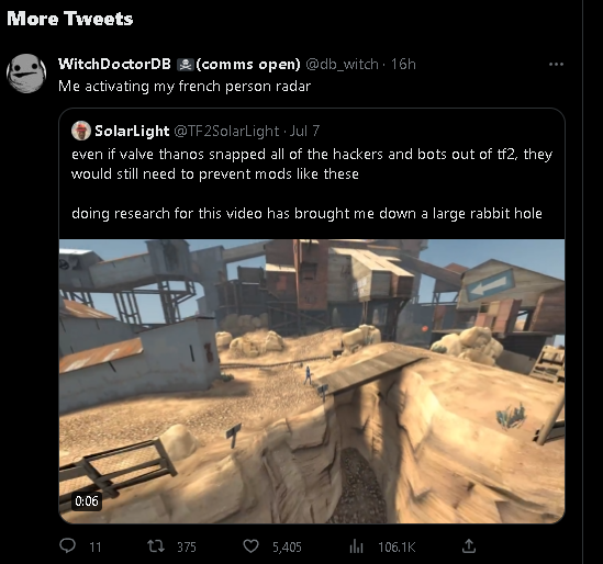 troupe_masterG's tweet photo. @TF2SolarLight I found your tweet from this quote tweet and I love it. https://t.co/TMaV8RFj95
