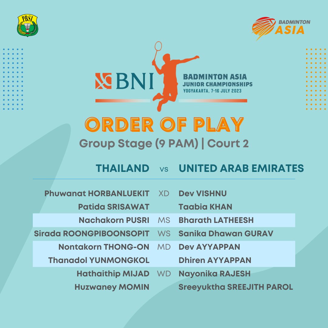 Badminton Asia on Twitter