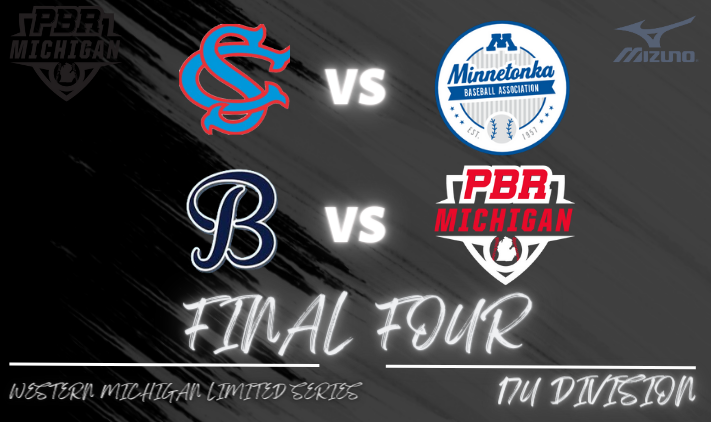 PrepBaseMIScout's tweet photo. 🏆PBR Western Michigan Limited Series🏆

17u Final 4⃣ is set!

Chicago Select Zunkel 🆚 Minnetonka Baseball

@SCBluesBasebal1 🆚 84th Street Sliders https://t.co/qN9HideMeS