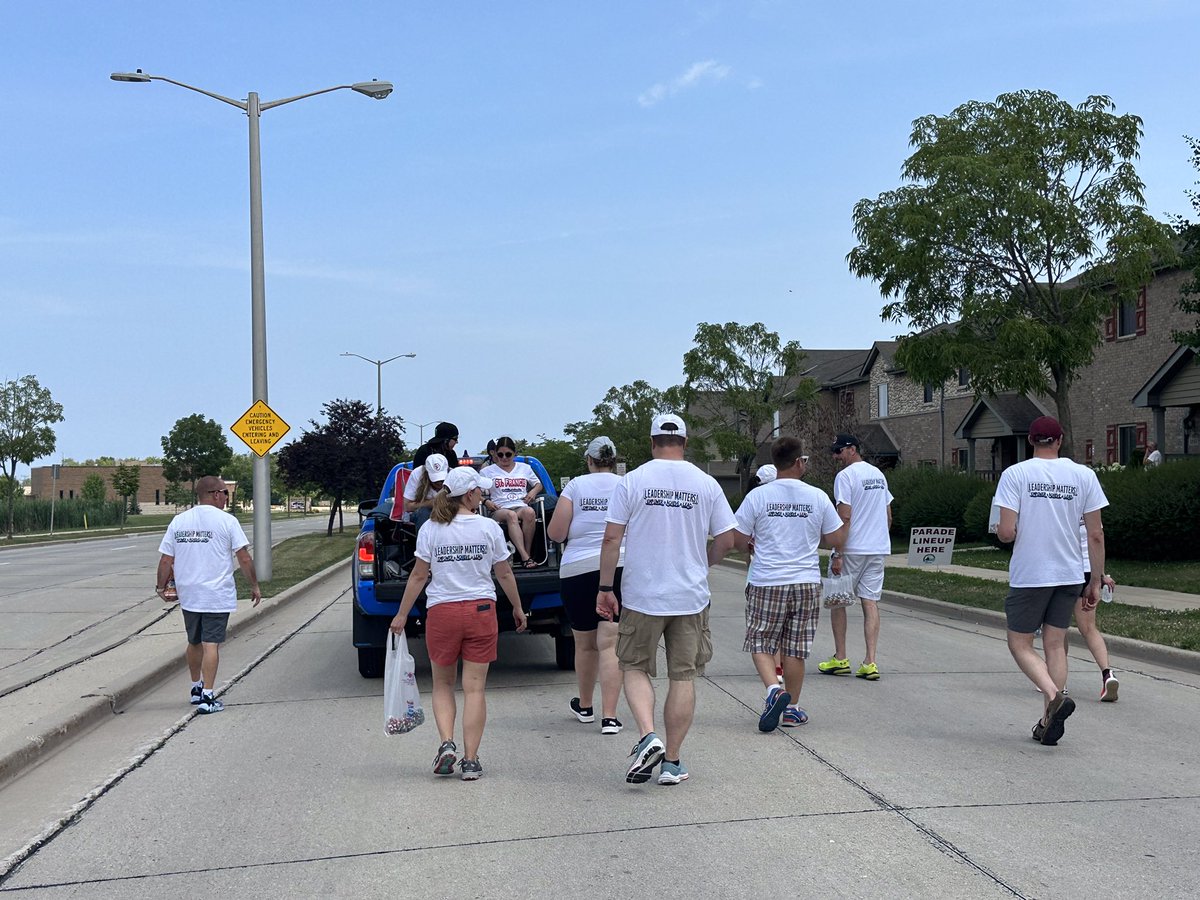 Leadership Matters!  Celebrating the 4th of July <a href="/StFrancisSDWI/">St. Francis School District</a> with our amazing school community! Walking side by side with our school board &amp; leadership team - that’s how it’s done!