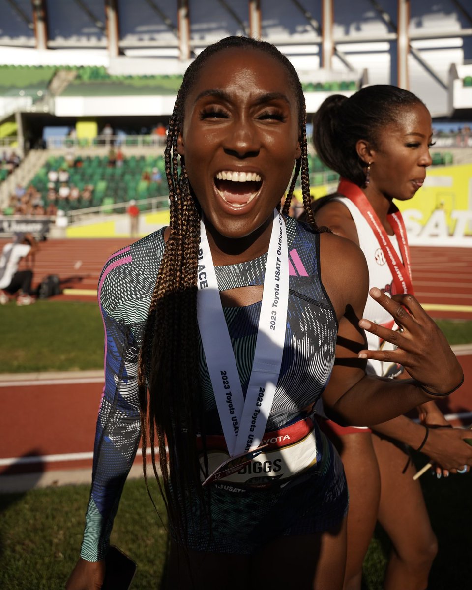 SHE DID THAT 🤩 🇺🇸 #GoGators 🐊 | #USATFOutdoors