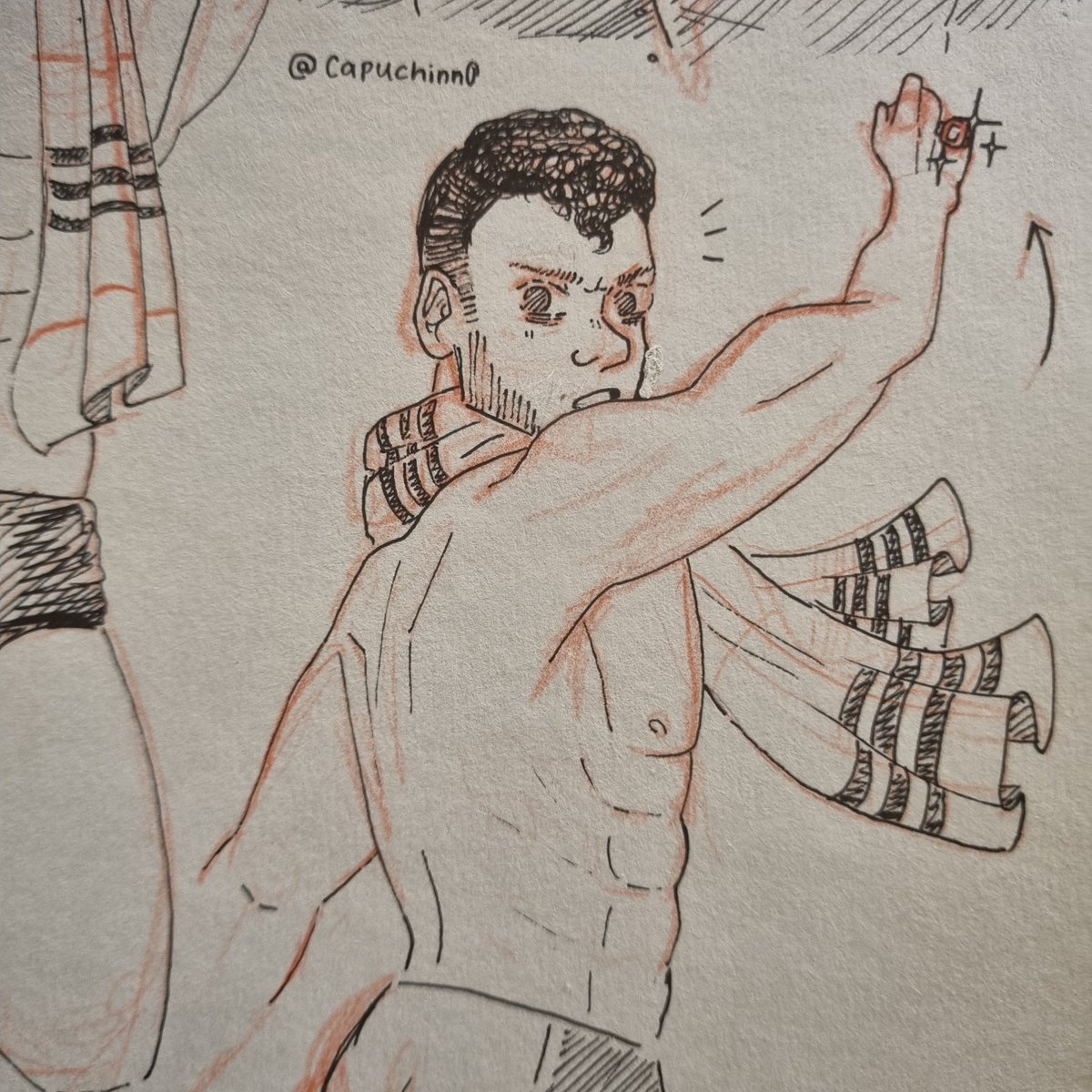 Alexand45978366's tweet photo. @The_MJF 

I hate him. I SWEAR.

#MJF #AEW #MJFFANART #WRESTLING #FANART #MaxwellJacobFriedman #drawing #art https://t.co/xu3peoEI0I