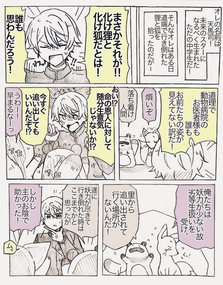 狸と狐を拾う人間中🌟... 