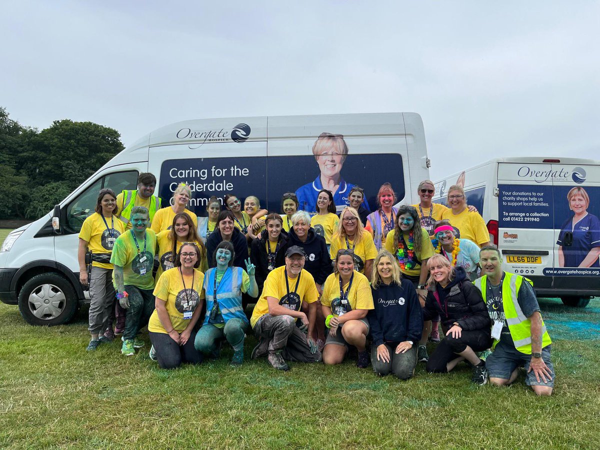 This dream team along with many helpers and volunteers organised the most incredible Colour Run yesterday for <a href="/OvergateHospice/">Overgate Hospice</a> I am so proud of them 💙🌈💙🌈💙🌈💙