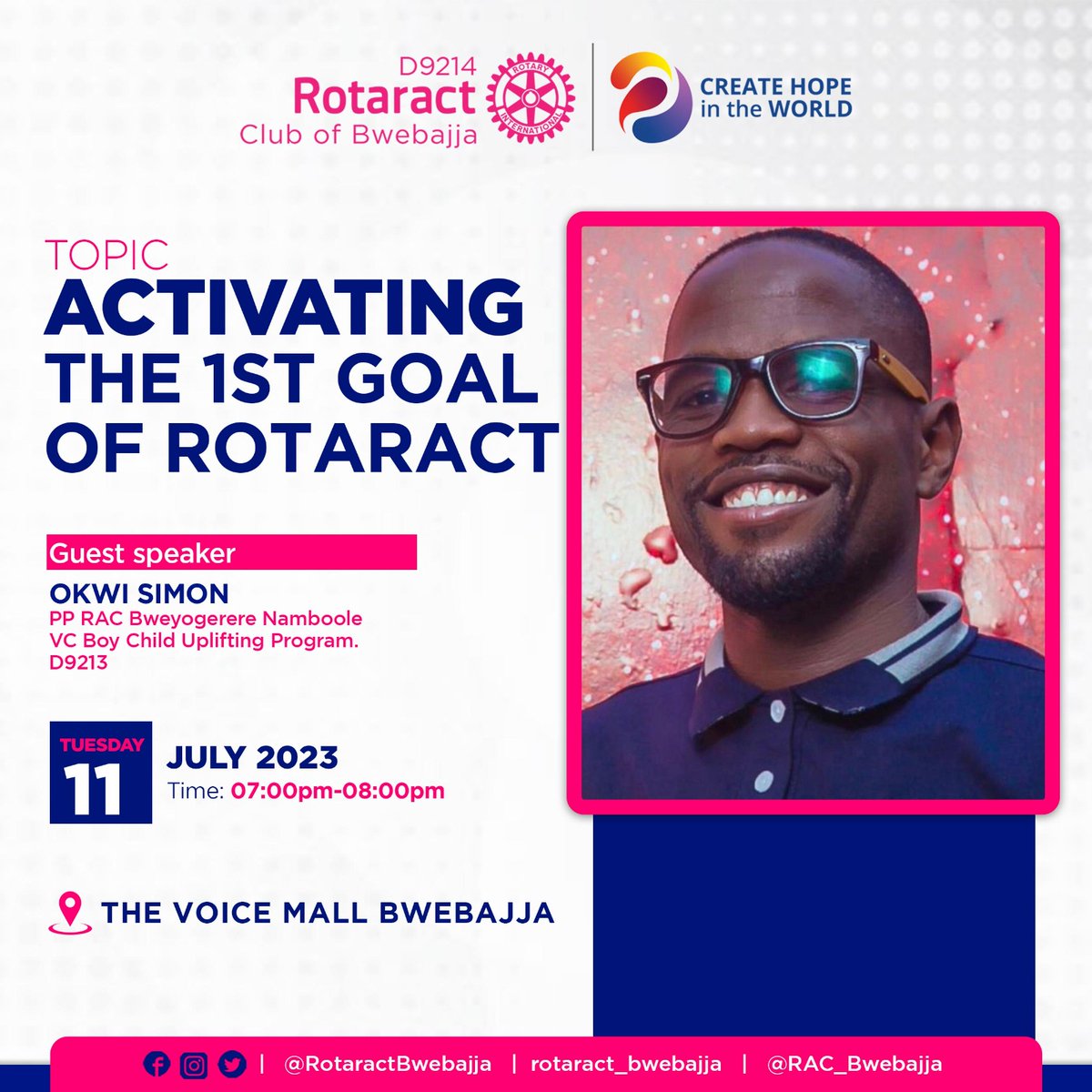 Unlocking Your Potential as a Rotaractor and activating Your Path to Success by activating the goals of Rotaract will help you discover practical strategies, motivation, and support to propel you towards achieving your aspirations.

https://t.co/kTWBieJtLB

#IAmARotaractor https://t.co/AQjophjKug