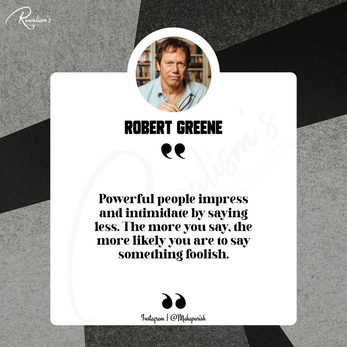 Quotes By Officials
Said by: Robert Greene
-
#quotes #robertgreene #quoteoftheday #instagramquotes #motivationalquotes #quotesdaily #robertgreenequotes #inspirationalquotes #robertgreenebooks #mahapurish #robertgreeneauthor #powerquotes #loveyourself #rawalism #lifequotes