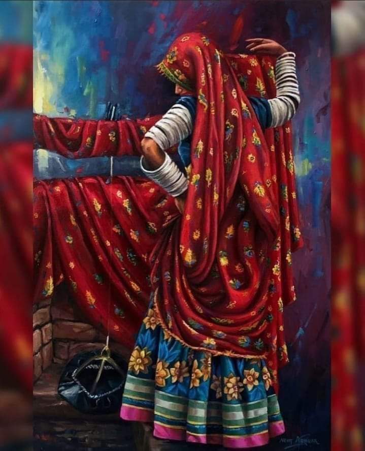 وسِي ماڪ ملير تي، ساوا ٿيا پن،
توکي منهنجي مَنَ، ڳوليو ساڳي ڳوٺ ۾!

اياز