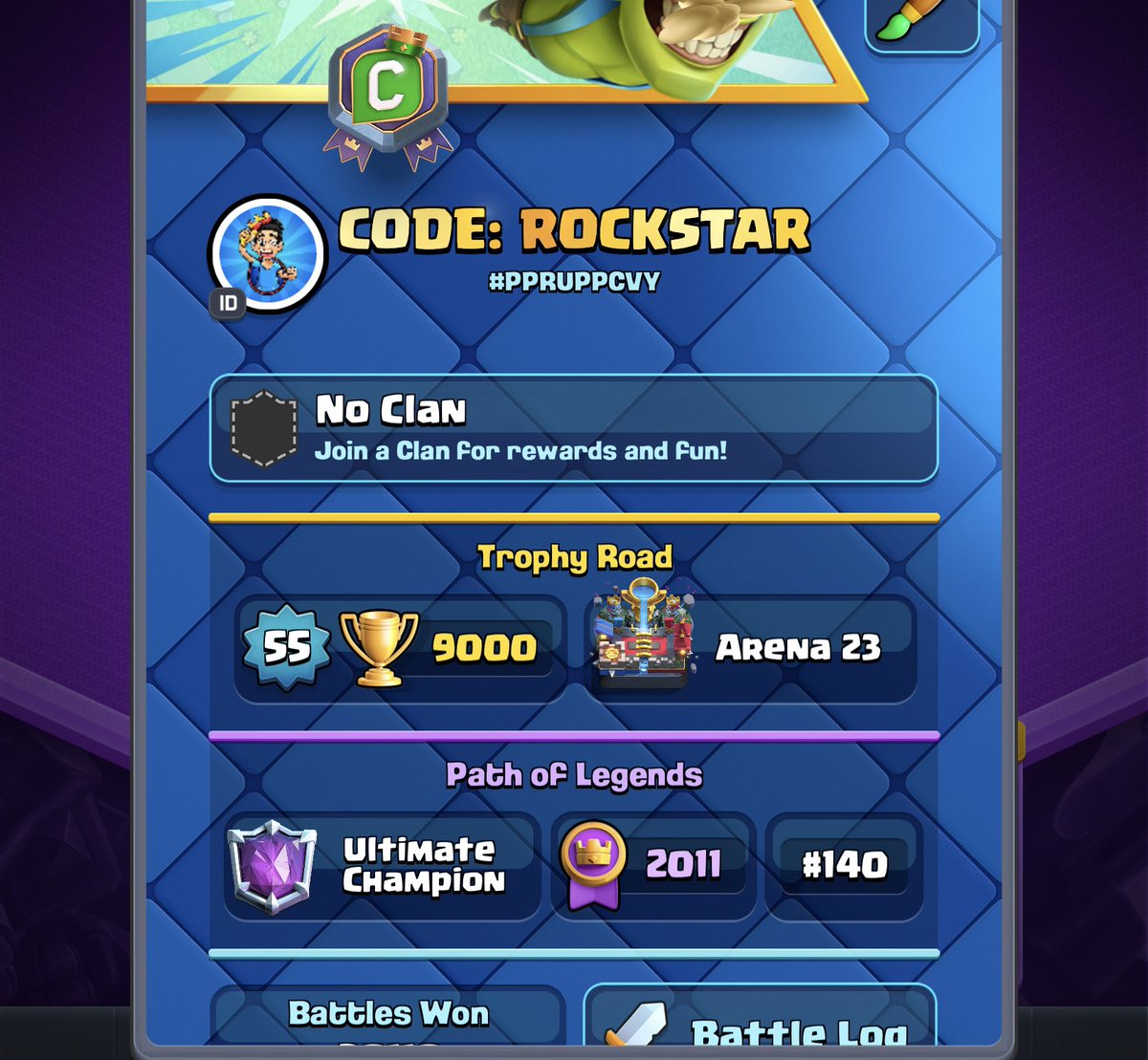 Rockstar_YT's tweet photo. Top 140 del mundo con monta ciclo 😎❤️ Esto se lo debo a la #SimioArmy por su apoyo 🐵 Vamos a por CRL 

#ClashRoyale https://t.co/nmEG0Oucu4