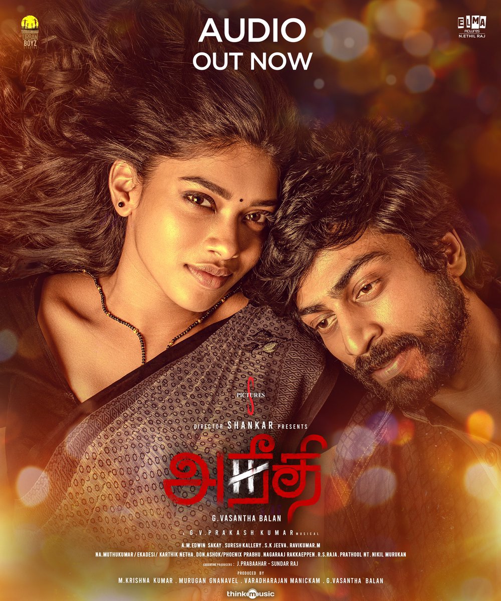 thinkmusic.lnk.to/Aneethi @thinkmusicindia @Vasantabalan1 @shankarshanmugh @iam_arjundas @officialdushara … here is #aneethi audio for y all . Do listen