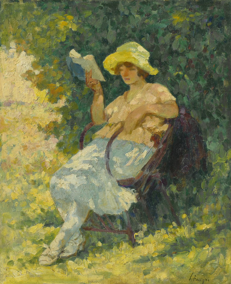 Verlesene Sommertage.
Sonnige Sonntagslektüren für Euch!

📷 Henri Lebasque (1865–1937): La lecture au jardin (ca. 1908 - 1910)
#readerslife #theartofreading #sundayreading #sundayart #SummerOfReading