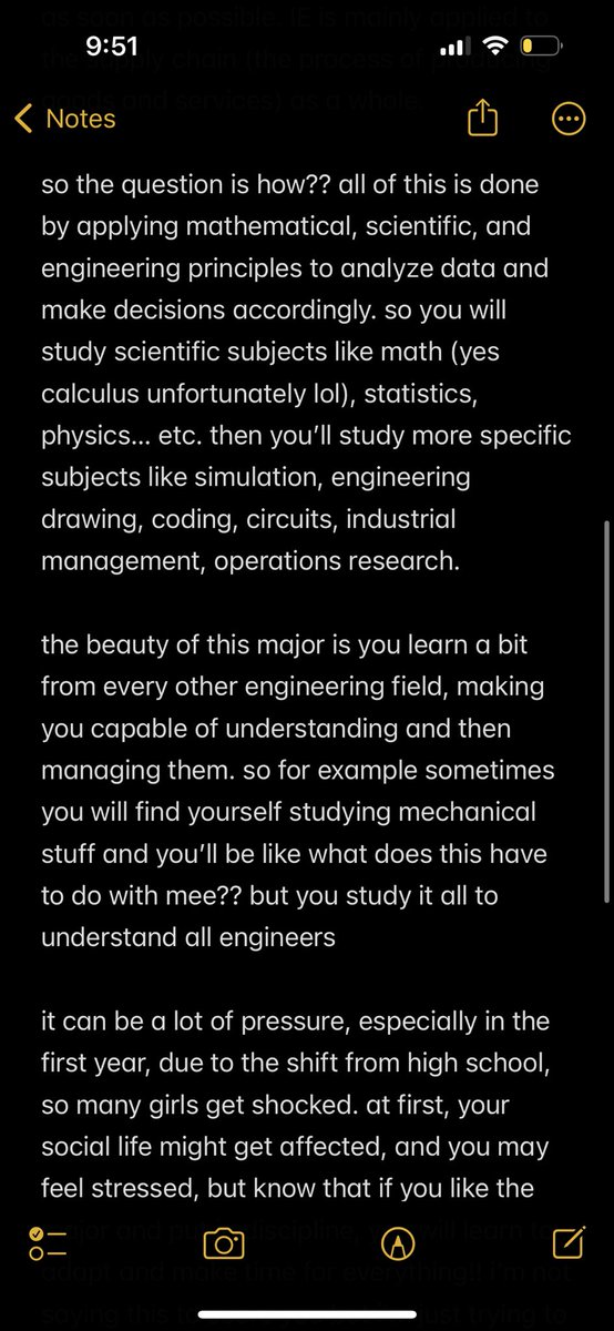 raghad___b's tweet photo. i wrote this to explain the concept of industrial engineering in simple terms to a friend, thought id share #eng23 https://t.co/L9qSzhuQLs